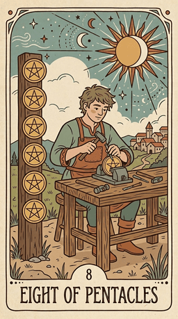 Eight of Pentacles