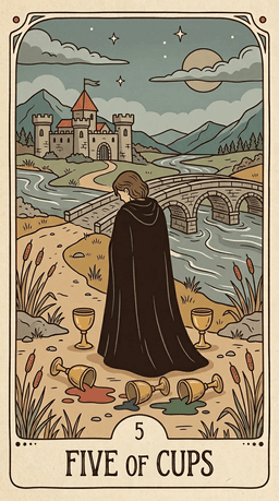 Five of Cups