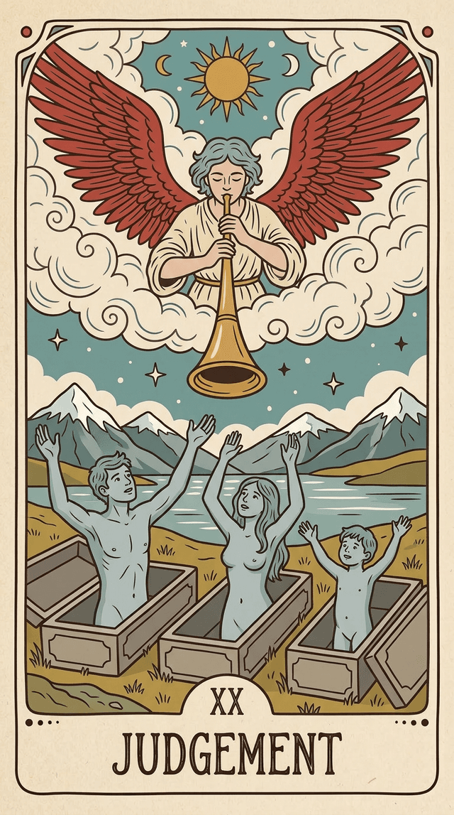 Judgement tarot card