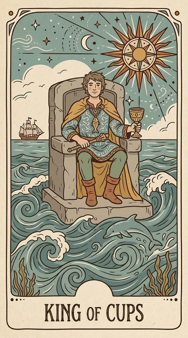 King of Cups tarot card