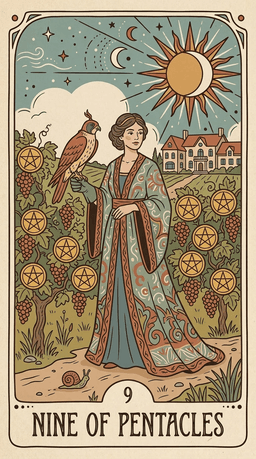 Nine of Pentacles