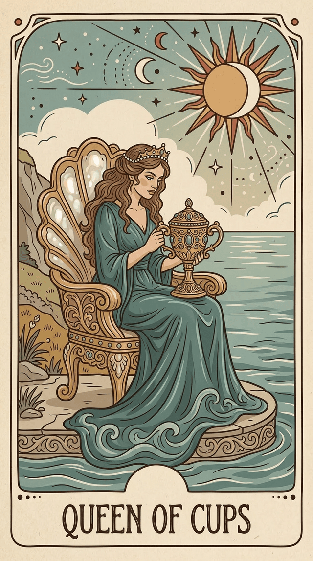 Queen of Cups tarot card