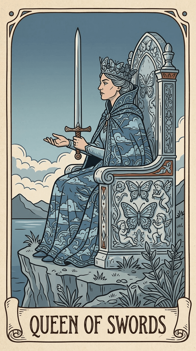 Queen of Swords tarot card