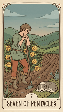Seven of Pentacles