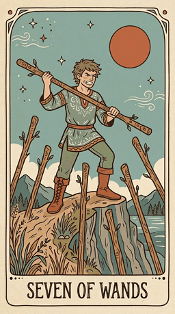 Seven of Wands