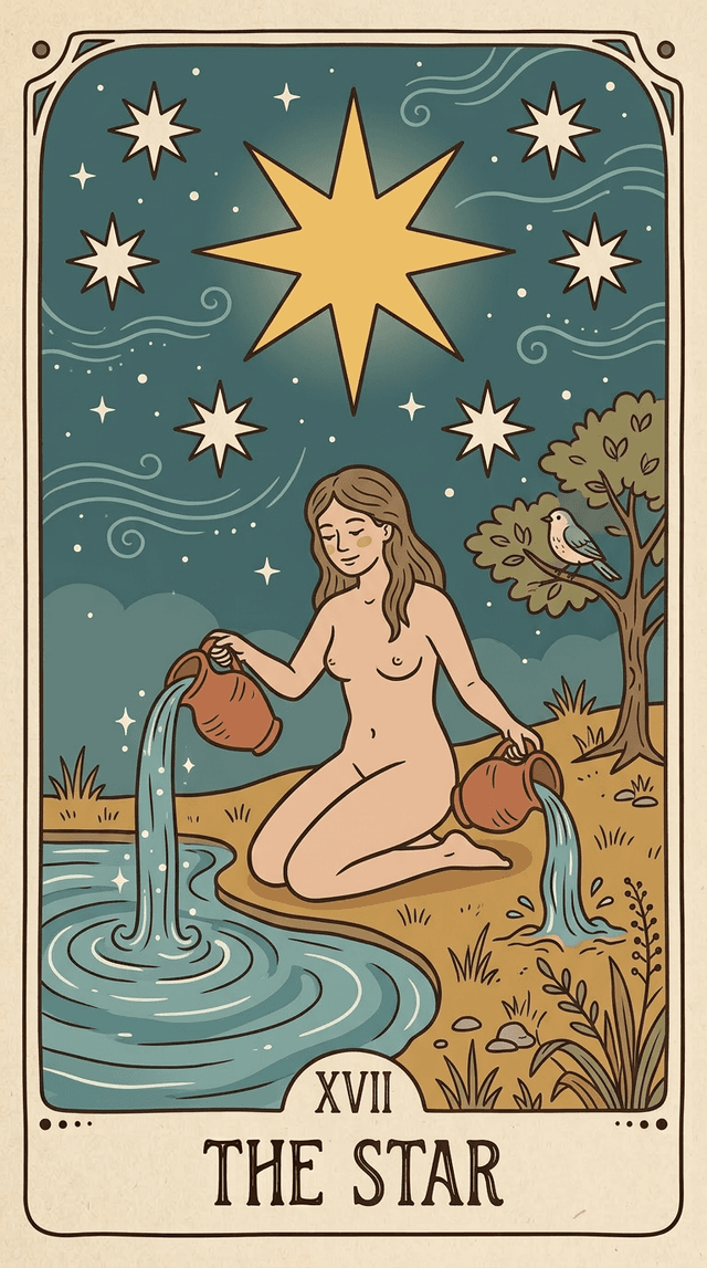 The Star tarot card